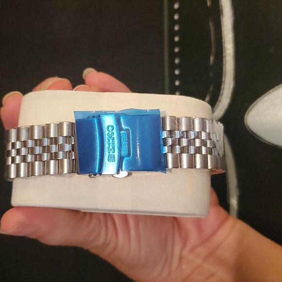 Fully custom built 40mm Seiko Tiffany Blue partial skeleton mod. - Picture 4 of 6